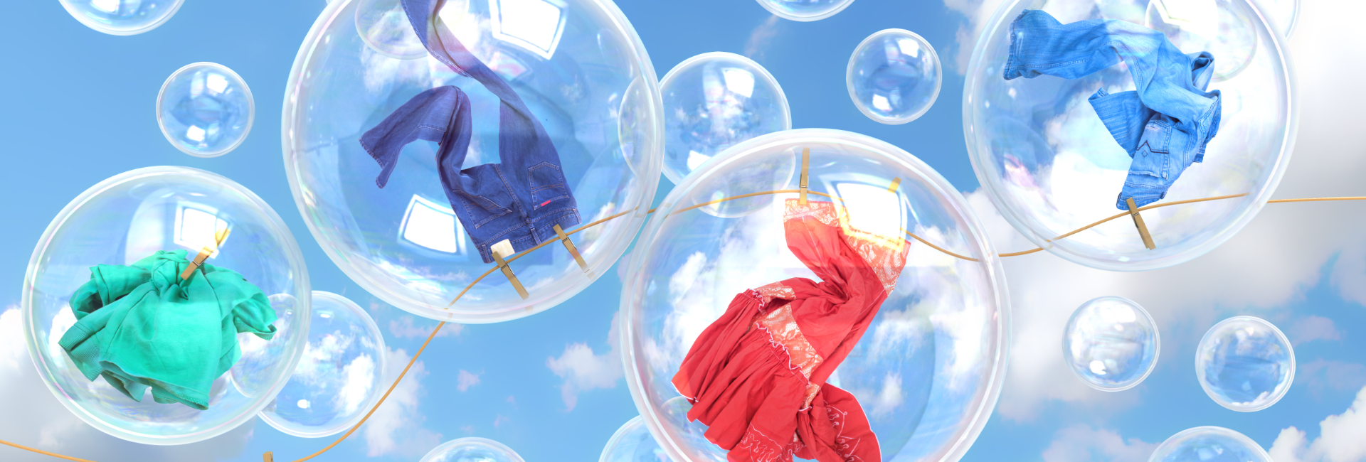 Clothes In Bubbles